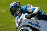 Castle Combe Superbikes Motorbike Reflection in Helmet Visor T2E0329
